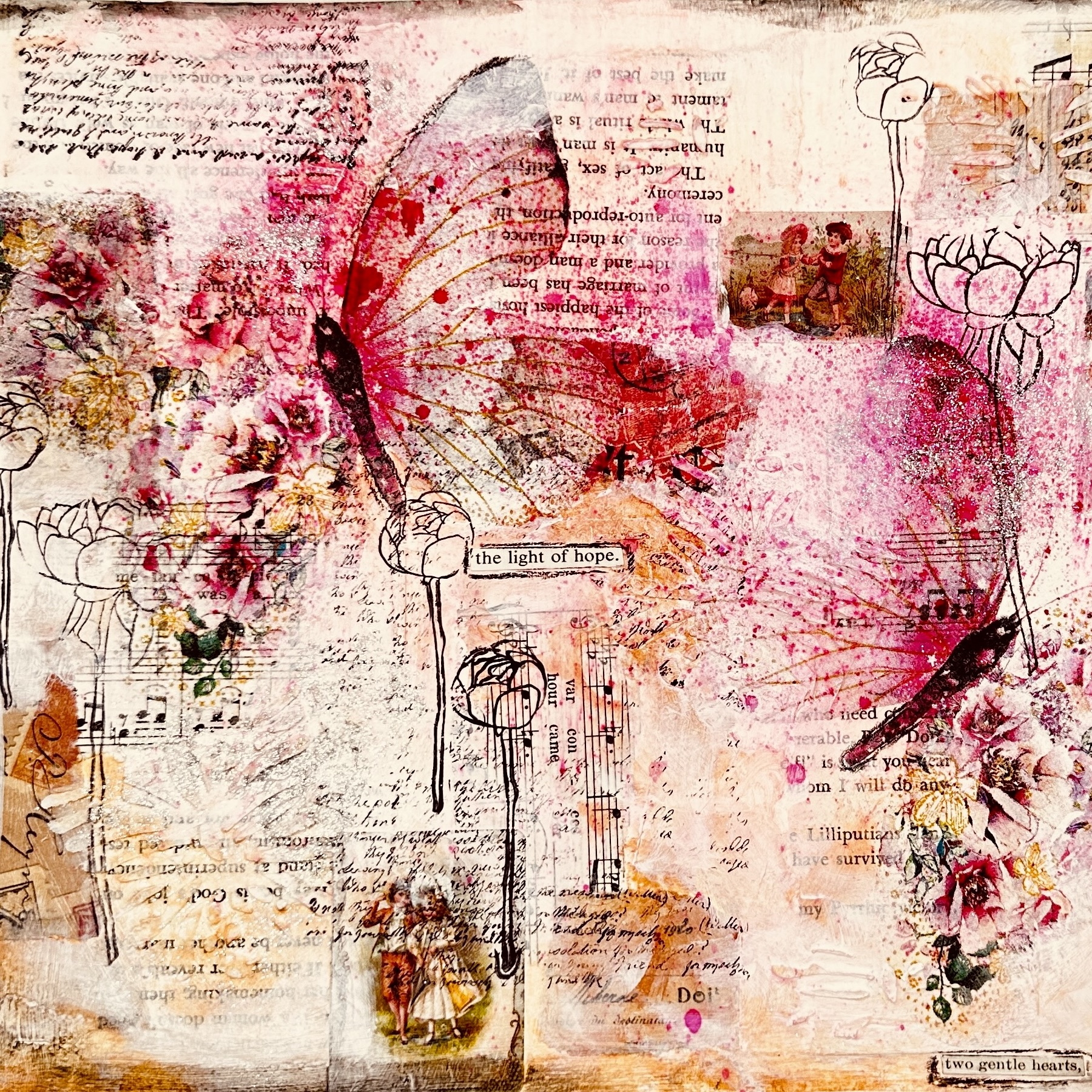 Heartfelt workshops-Toronto-Butterflies and Script-Artist Kim Ironmonger 2