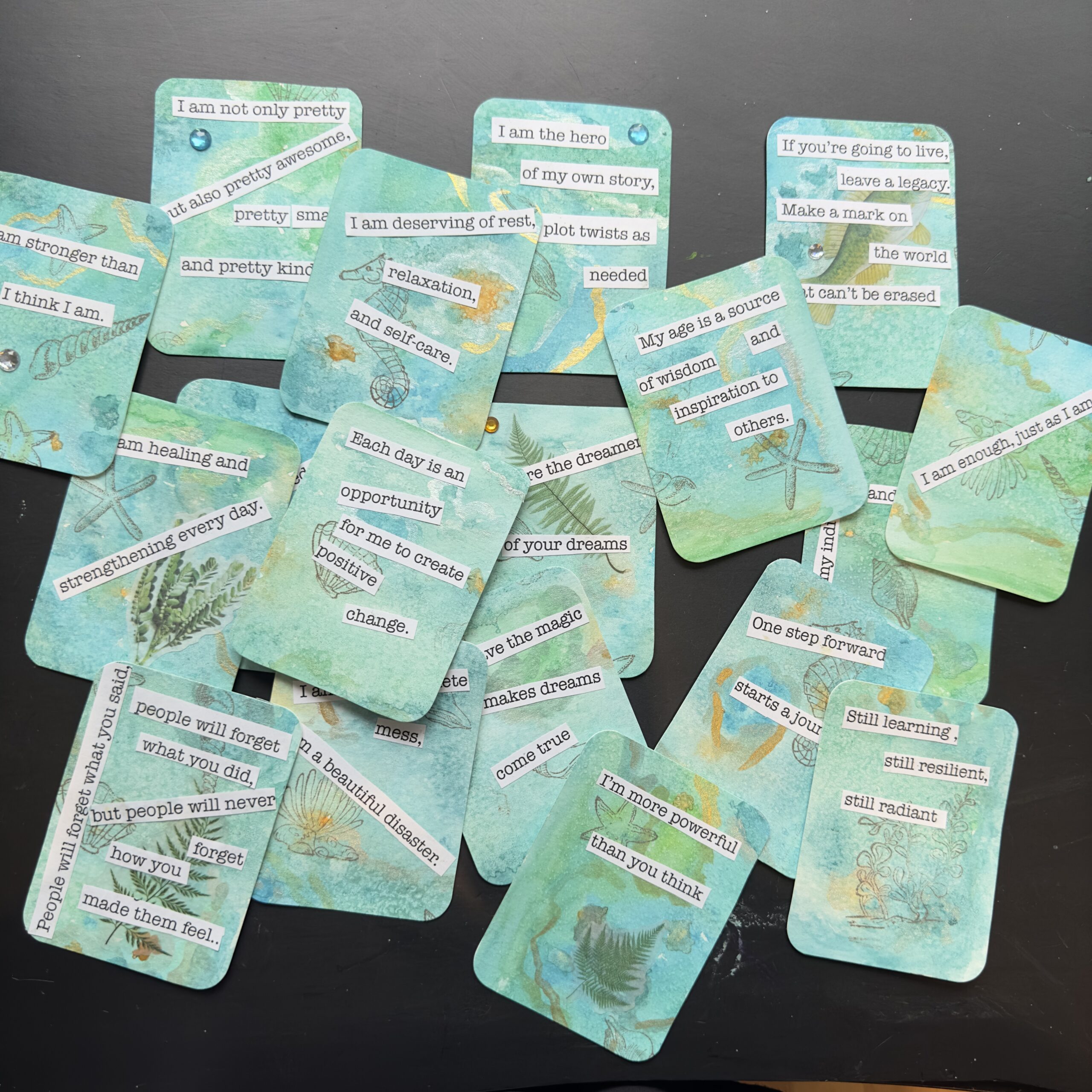 Power pocket Affirmation cards -Toronto workshop- personal deck